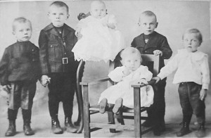 The Heikkinen boys, three of whom died at the Italian Hall on Christmas Eve. Alice Marzolino tells their story in the film. 